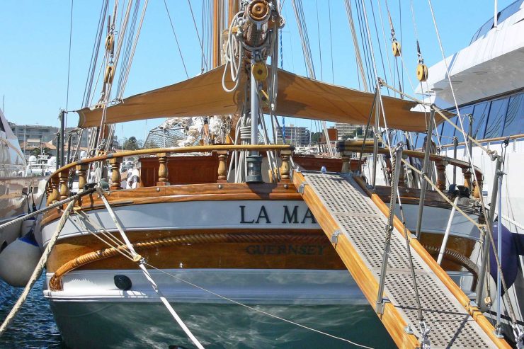 LA MAIA | 1956 32.5m (102.63ft) Classic Schooner Sail Yacht built by Psaros Shipyard for Baron Alain de Rothschild