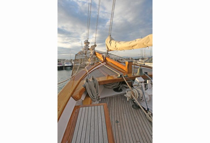 LA MAIA | 1956 32.5m (102.63ft) Classic Schooner Sail Yacht built by Psaros Shipyard for Baron Alain de Rothschild