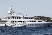 LADY NORA | 1998 43.6m (143’1″) Luxury Tri-Deck Aluminium Motor Yacht built by American shipyard Broward