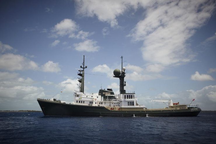 SEA RANGER | 1973 77.7M (255FT) CONVERSION EXPLORER MOTOR YACHT BUILT BY GERMAN SHIPYARD SCHICHAU UNTERWESER