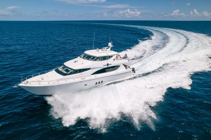 PIRATE RADIO | 2008 24.38m (80ft) Luxury Flybridge Motor Yacht built by American shipyard HATTERAS YACHTS