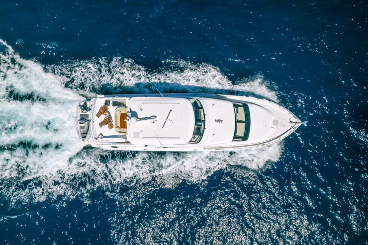 PIRATE RADIO | 2008 24.38m (80ft) Luxury Flybridge Motor Yacht built by American shipyard HATTERAS YACHTS