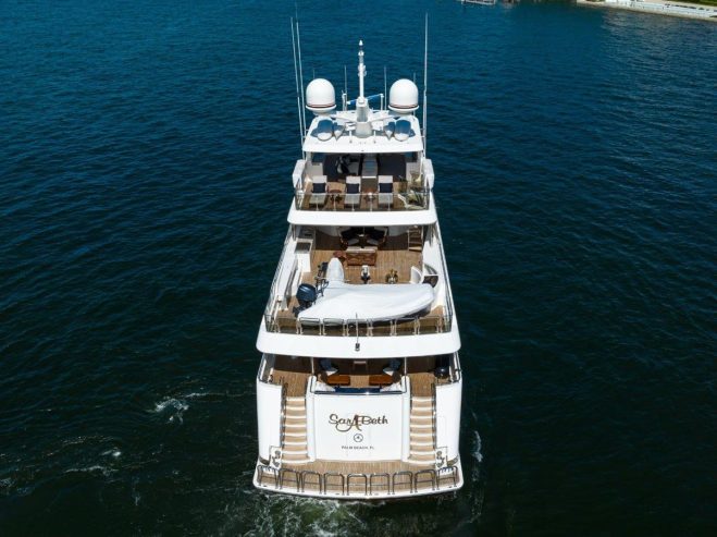 SARABETH | 2013 39.62m (130ft) Luxury Tri-Deck Motor Yacht built by American shipyard WESTPORT