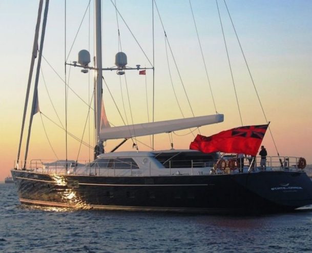 STATE OF GRACE | 2013 39.4m (129’3”) High Performance World Cruising Sloop Sailing Yacht built by Italian shipyard Perini Navi