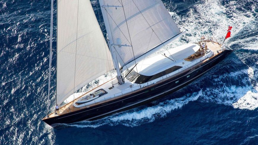 STATE OF GRACE | 2013 39.4m (129’3”) High Performance World Cruising Sloop Sailing Yacht built by Italian shipyard Perini Navi