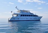 TUFF SHIP | 2006 30m (98’5″) Luxury Flybridge Motor Yacht built by American shipyard HARGRAVE CUSTOM YACHTS