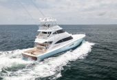 WORK OF ART | 2016 28.42m (93’3”) Enclosed Bridge Convertible Sportfisher Motor Yacht built by American shipyard VIKING