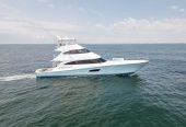 WORK OF ART | 2016 28.42m (93’3”) Enclosed Bridge Convertible Sportfisher Motor Yacht built by American shipyard VIKING