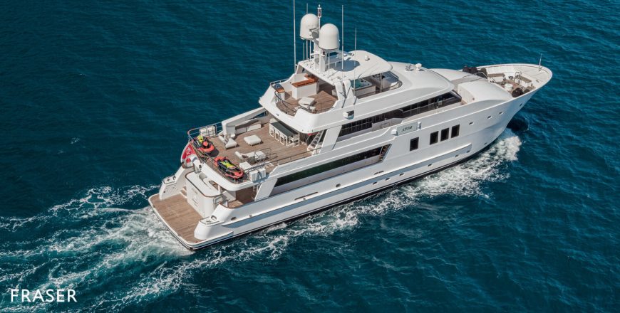 ATOM | 2007 34m (111ft) Luxury Explorer Motor Yacht built by Brazilian shipyard Inace