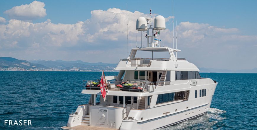 ATOM | 2007 34m (111ft) Luxury Explorer Motor Yacht built by Brazilian shipyard Inace