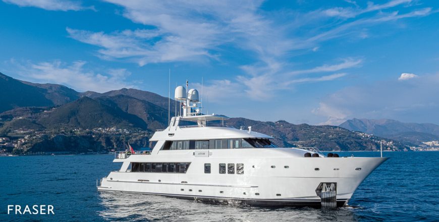 ATOM | 2007 34m (111ft) Luxury Explorer Motor Yacht built by Brazilian shipyard Inace