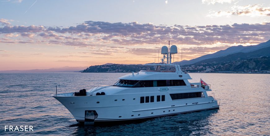 ATOM | 2007 34m (111ft) Luxury Explorer Motor Yacht built by Brazilian shipyard Inace