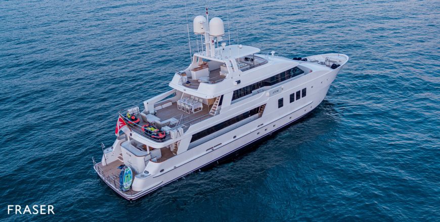 ATOM | 2007 34m (111ft) Luxury Explorer Motor Yacht built by Brazilian shipyard Inace