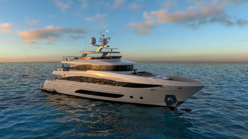 PROJECT MIRAGE 401 | 2024 38.3m (125’10″) Luxury Tri-Deck Custom Aluminium Motor Yacht built by Italian shipyard Gianetti Yachts