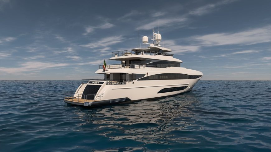 PROJECT MIRAGE 401 | 2024 38.3m (125’10″) Luxury Tri-Deck Custom Aluminium Motor Yacht built by Italian shipyard Gianetti Yachts