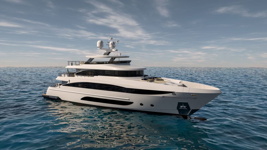 PROJECT MIRAGE 401 | 2024 38.3m (125’10″) Luxury Tri-Deck Custom Aluminium Motor Yacht built by Italian shipyard Gianetti Yachts