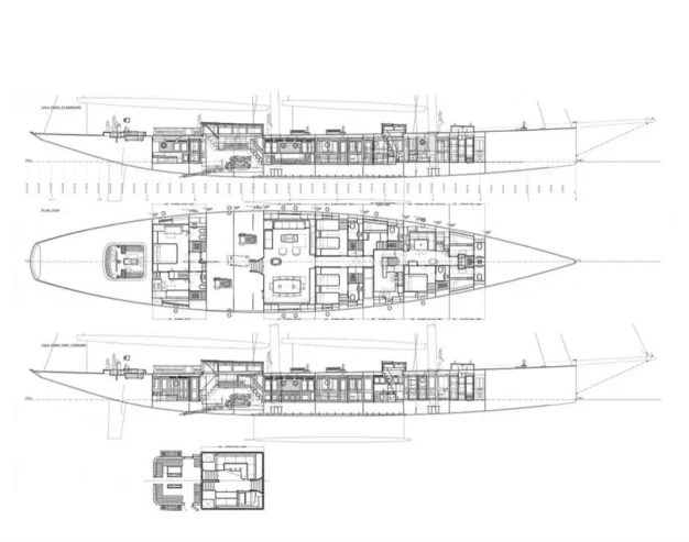 DONA FRANCISCA | 2014 172′ (52.43m) Luxury Sailing Yacht built by Astillero Buquebus