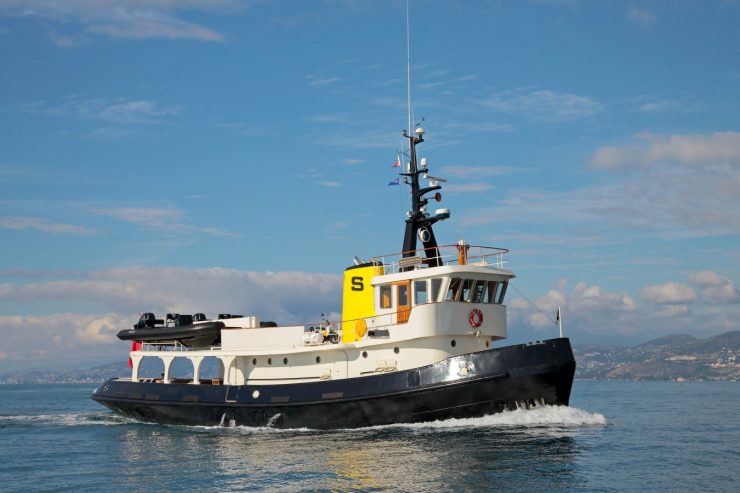 SANTANDREA | 1961 29m (96ft) Tug Conversion built by Italian shipyard Cantieri Solimano