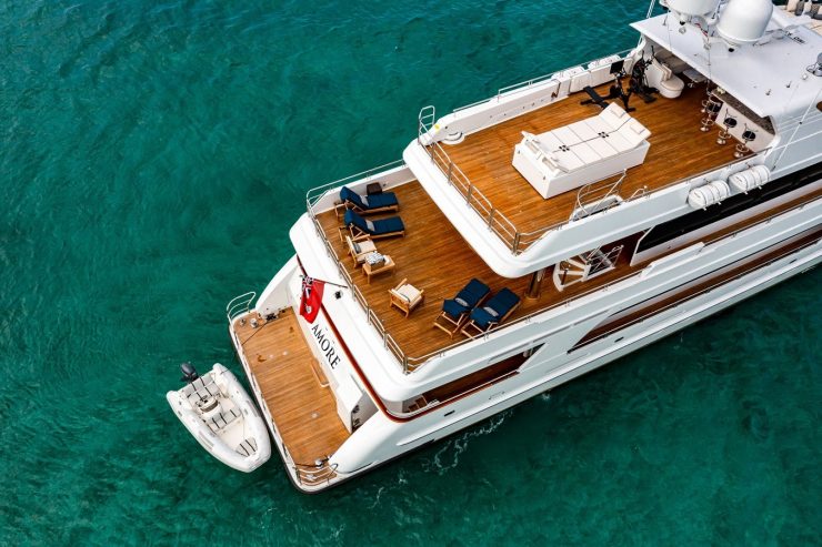 AMORE | 2005 47.85m (157ft) Luxury Tri-Deck Motor Yacht built by American shipyard Christensen