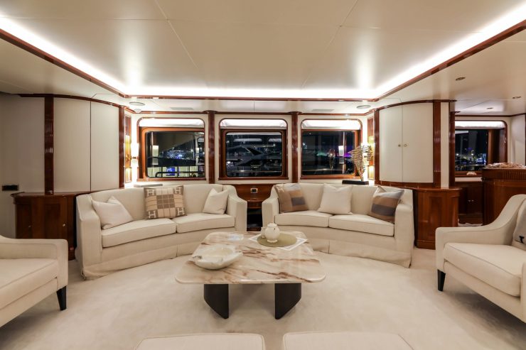 DXB | 2003 34.95m (114.64ft) Luxury Tri-Deck Motor Yacht built by Italian shipyard Benetti