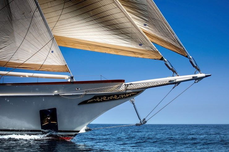 LETHANTIA | 1994 43.9m (144ft) Luxury Schooner Sailing Yacht built by Dutch shipyard ROYAL HUISMAN