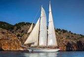 LETHANTIA | 1994 43.9m (144ft) Luxury Schooner Sailing Yacht built by Dutch shipyard ROYAL HUISMAN