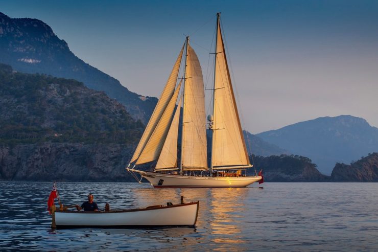 LETHANTIA | 1994 43.9m (144ft) Luxury Schooner Sailing Yacht built by Dutch shipyard ROYAL HUISMAN