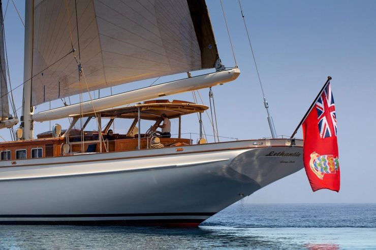 LETHANTIA | 1994 43.9m (144ft) Luxury Schooner Sailing Yacht built by Dutch shipyard ROYAL HUISMAN