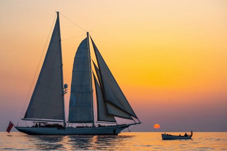 LETHANTIA | 1994 43.9m (144ft) Luxury Schooner Sailing Yacht built by Dutch shipyard ROYAL HUISMAN