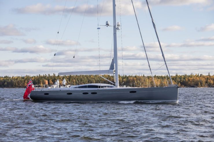 Mini Y | 2018 26m (85ft) Sloop Sailing Yacht built by Finnish shipyard Baltic Yachts