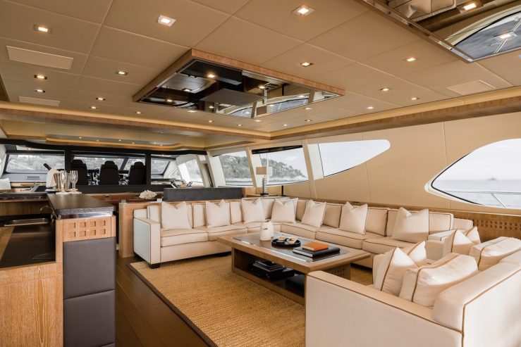 ROYALE X | 2012 49.9m (163’9″) Luxury Sport Flybridge Motor Yacht from Italian shipyard OVERMARINE