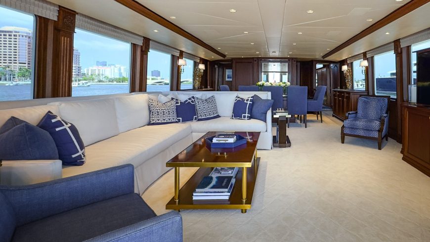 SHARON LEE | 2001 32m (105ft) Luxury Motor Yacht built by American shipyard Burger Boat