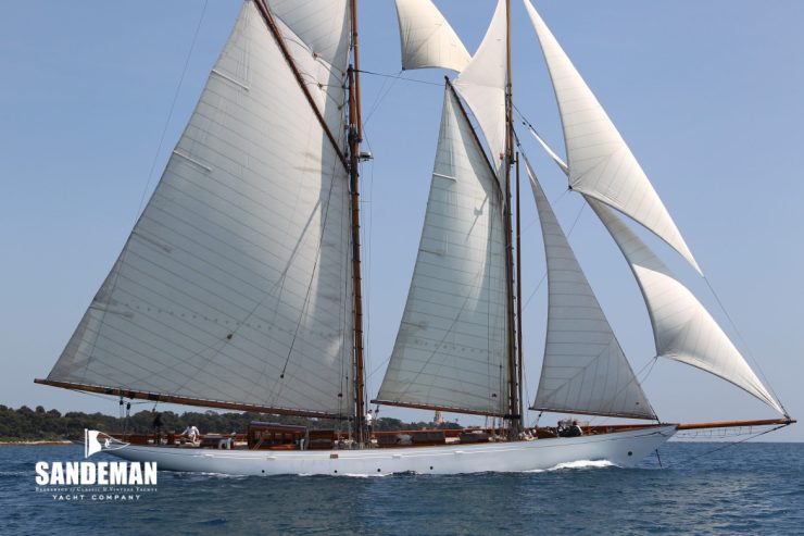 ALTAIR | 1931 40.78m (133.76ft) Classic Gaff-Rigged Schooner Sailing Yacht built by William Fife & Son