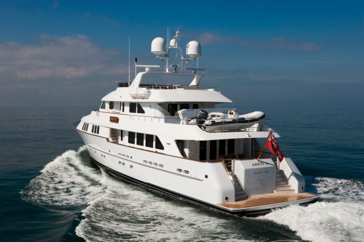 ARETI I | 2007 38.51m (126.31ft) Luxury Tri-Deck Aluminium Motor Yacht built by American shipyard Burger Boat