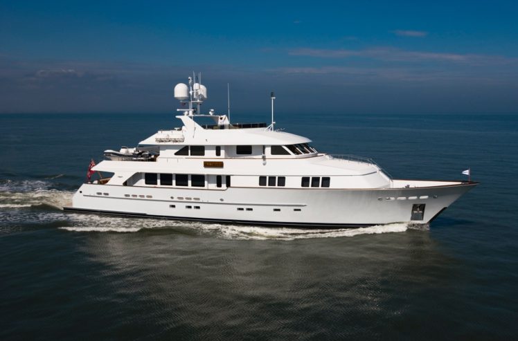 ARETI I | 2007 38.51m (126.31ft) Luxury Tri-Deck Aluminium Motor Yacht built by American shipyard Burger Boat