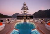 ATTESSA IV | 1999 101.2m (332ft) Luxury Tri-Deck Motor Yacht built in Japan by Evergreen Shipyard