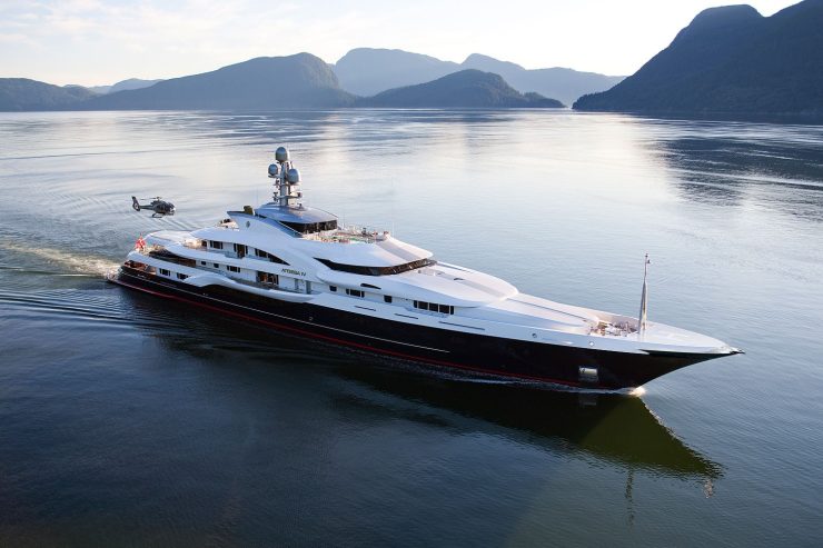 ATTESSA IV | 1999 101.2m (332ft) Luxury Tri-Deck Motor Yacht built in Japan by Evergreen Shipyard