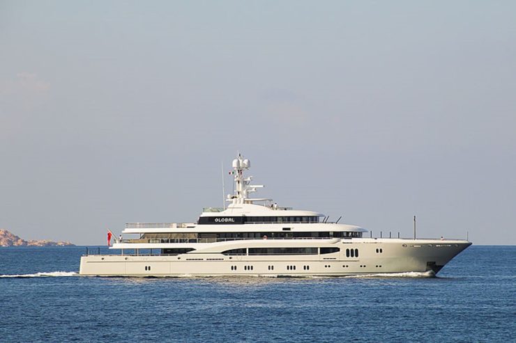 GLOBAL | 2007 74m (242′ 10”) Luxury Motor Yacht built by German shipyard Lürssen