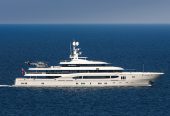 GLOBAL | 2007 74m (242′ 10”) Luxury Motor Yacht built by German shipyard Lürssen