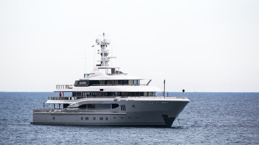 GLOBAL | 2007 74m (242′ 10”) Luxury Motor Yacht built by German shipyard Lürssen