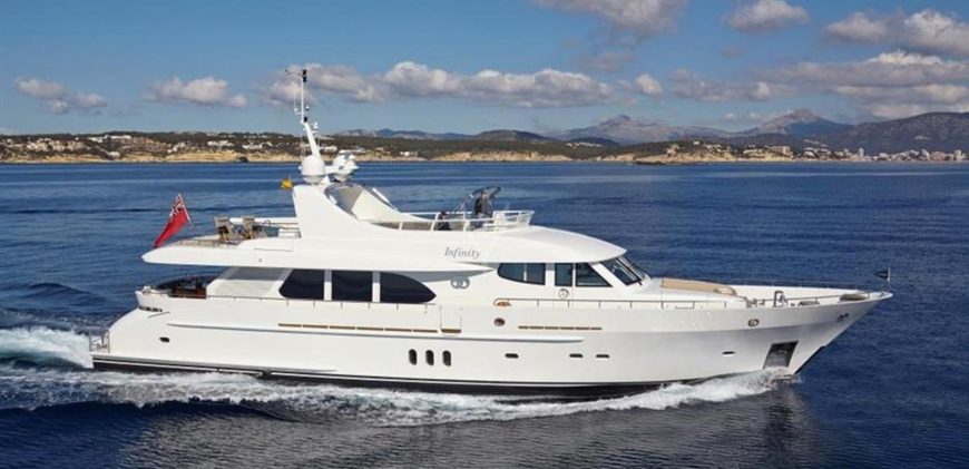 JASMINE LUNA | 2007 28.94m (95ft) Luxury Flybridge Motor Yacht built by Dutch shipyard Moonen Yachts