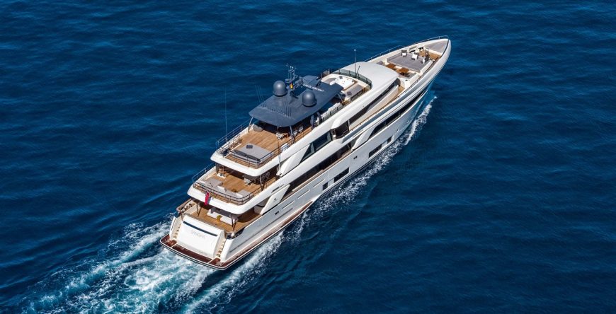 SANGHA | 2020 42m (137.6ft) Luxury Tri-Deck Motor Yacht built by Italian shipyard Custom Line