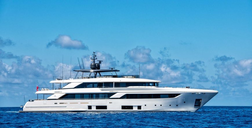 SANGHA | 2020 42m (137.6ft) Luxury Tri-Deck Motor Yacht built by Italian shipyard Custom Line