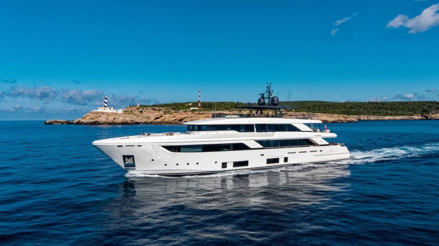 SANGHA | 2020 42m (137.6ft) Luxury Tri-Deck Motor Yacht built by Italian shipyard Custom Line