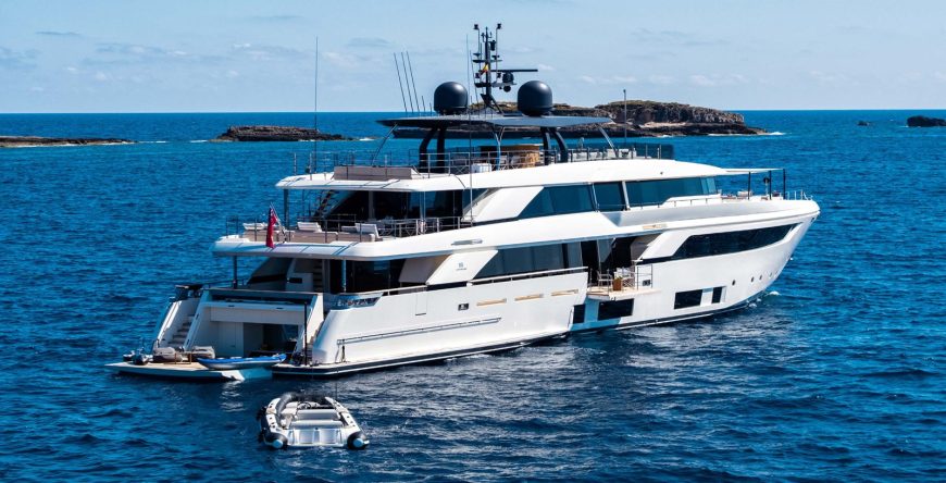 SANGHA | 2020 42m (137.6ft) Luxury Tri-Deck Motor Yacht built by Italian shipyard Custom Line