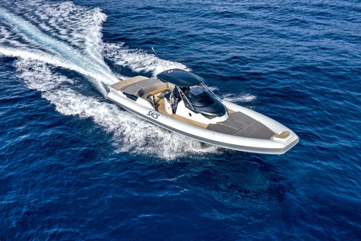 CRUELLA | 2022 13.43m (44.05ft) STRIDER 13 Fast Rib Tender built by Italian shipyard SACS TECNORIB