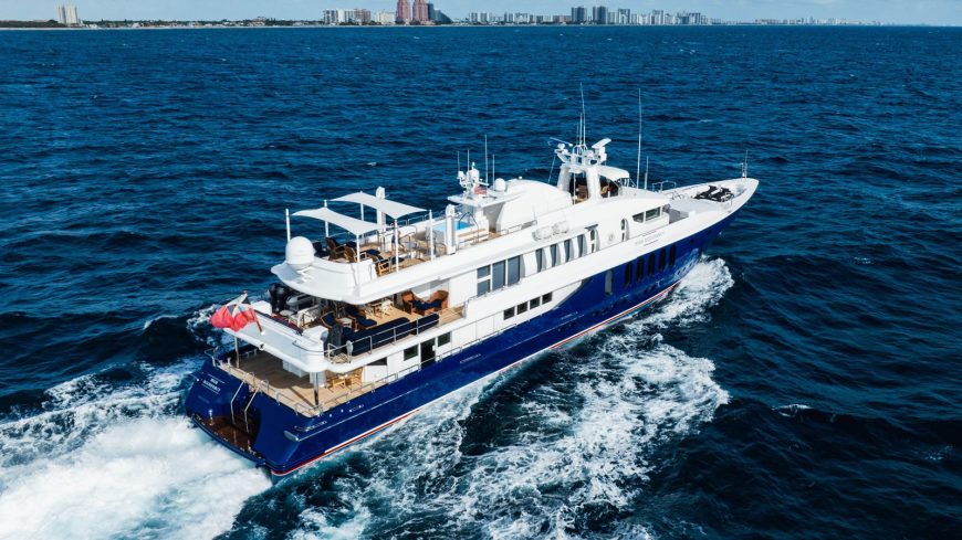 HIGH OCCUPANCY | 1989 49.9m (163.67ft) Luxury Tri-Deck Motor Yacht built by Australian shipyard Oceanfast