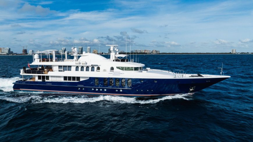 HIGH OCCUPANCY | 1989 49.9m (163.67ft) Luxury Tri-Deck Motor Yacht built by Australian shipyard Oceanfast