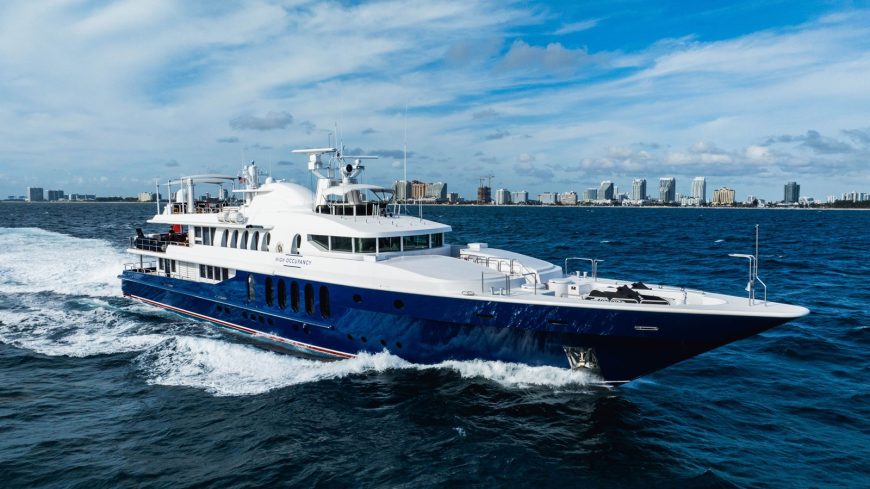 HIGH OCCUPANCY | 1989 49.9m (163.67ft) Luxury Tri-Deck Motor Yacht built by Australian shipyard Oceanfast