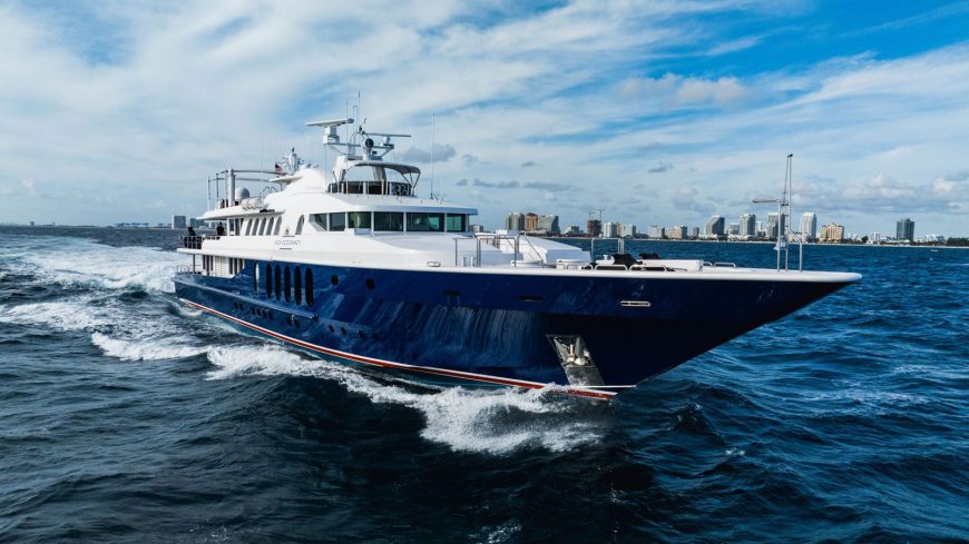 HIGH OCCUPANCY | 1989 49.9m (163.67ft) Luxury Tri-Deck Motor Yacht built by Australian shipyard Oceanfast